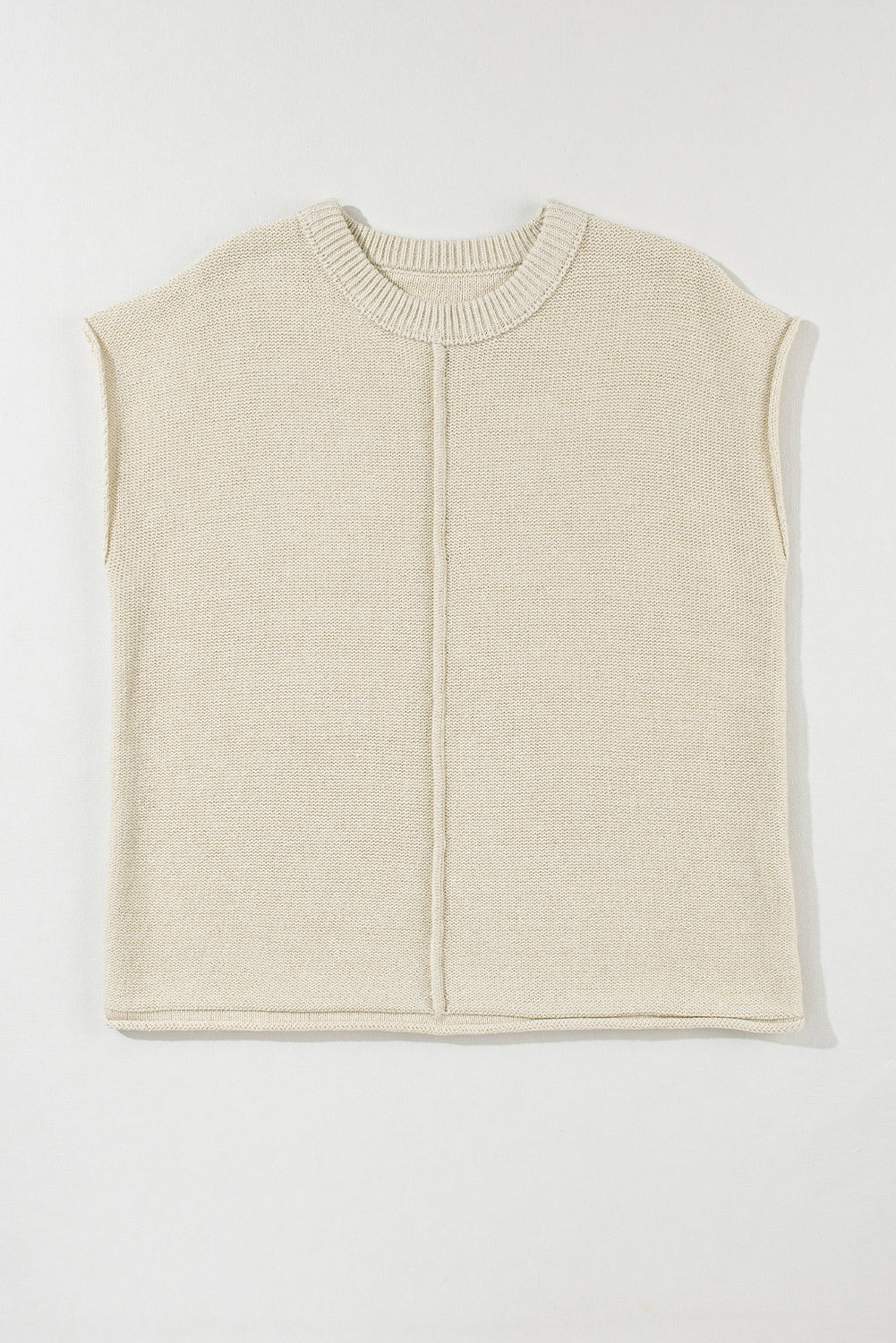 Casual Knit Top Sleeveless Lightweight Sweater