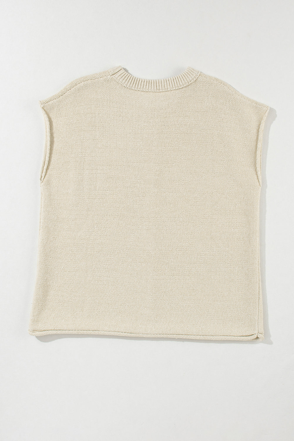 Casual Knit Top Sleeveless Lightweight Sweater